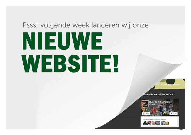 nieuwe website huur een lasergame